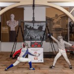 Exibição de sabre no Museu Militar